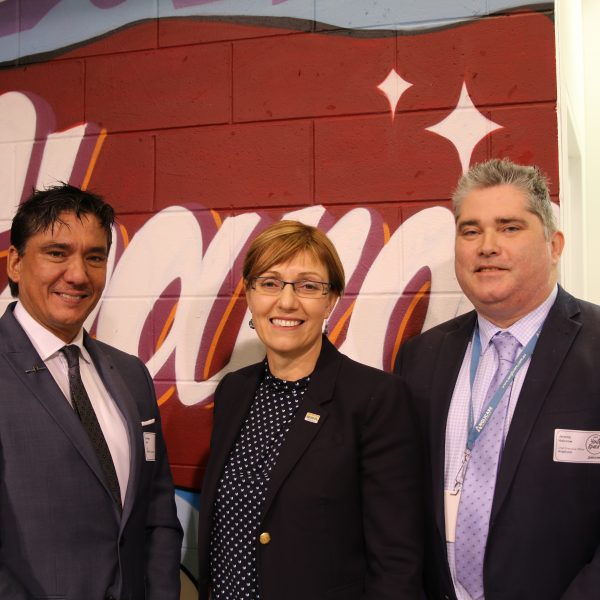 YMCA CEO, Local MP and Anglicare CEO at YMCA Youth Space Opening Event