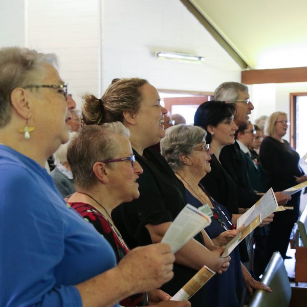 People singing carols